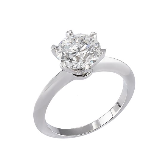 Anello Gazzola Gioielli Donna in Oro bianco Diamante 0.70 Ct AN-921-72-1-13-F-SI1-0.70-GIA-2 - AN-921-72-1-13-F-SI1-0.70-GIA-2